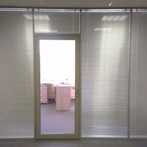 Алюминиевая перегородка из стеклопакета GFTD594